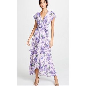 Polermo Layered Maxi Wrap (in Levander Floral)